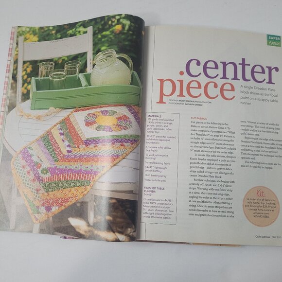 Lot of 8 QUILT & MORE Magazines by Better Homes & Gardens Creative Collection - Picture 14 of 16